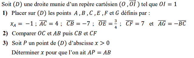 Activités dans un repere: Exercice 29