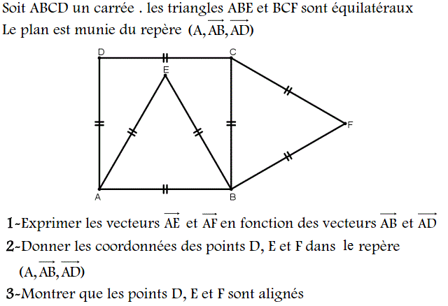 Activités dans un repere: Exercice 38