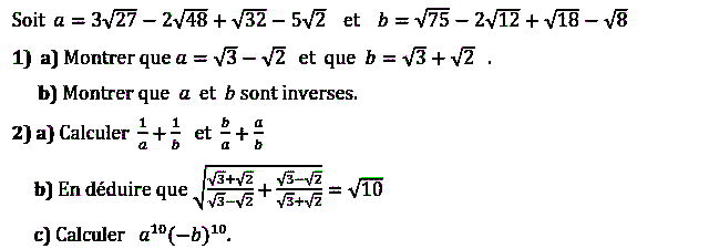 Activités numériques II: Exercice 19