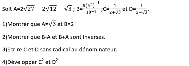 Activités numériques II: Exercice 17