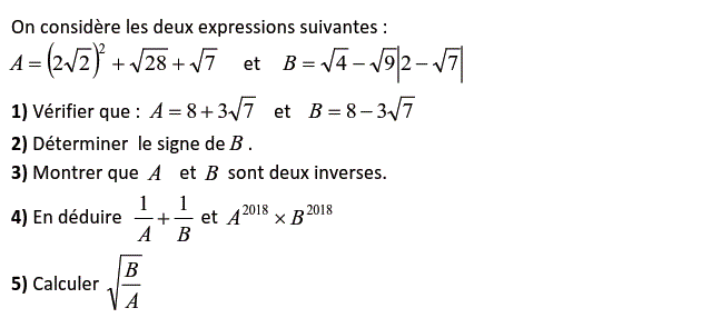 Activités numériques II: Exercice 84