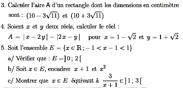 Activités numériques II: Exercice 115