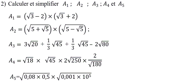 Activités numériques II: Exercice 110