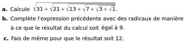 Activités numériques II: Exercice 41