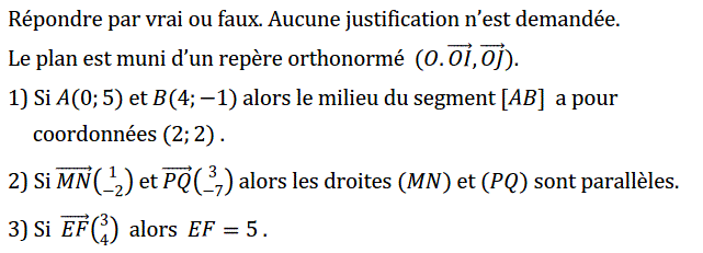 QCM: Exercice 35