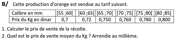 Statistiques: Exercice 34