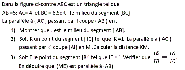 Thales: Exercice 20