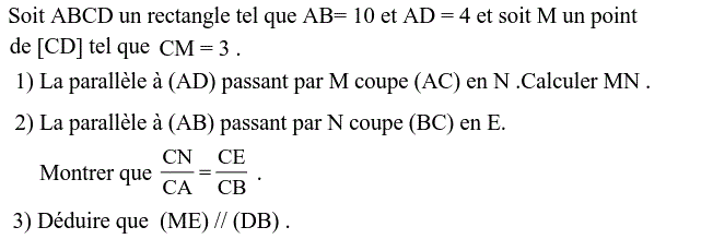 Thales: Exercice 24