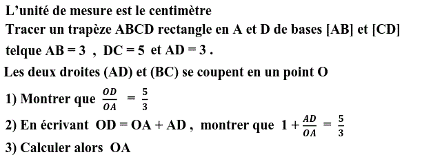 Thales: Exercice 41