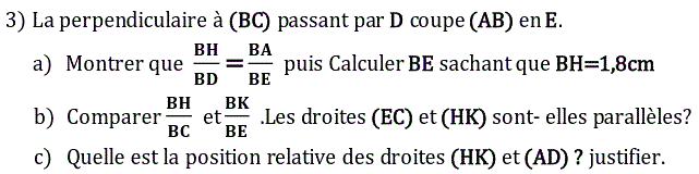 Thales: Exercice 57