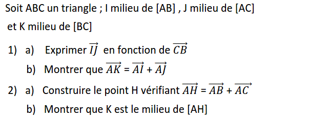 Vecteurs et translations: Exercice 75