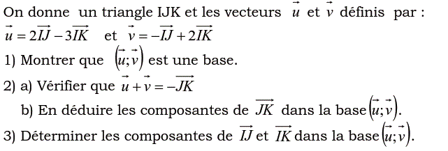 Calcul vectoriel: Exercice 33