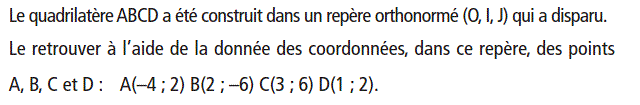 Géométrie analytique: Exercice 68