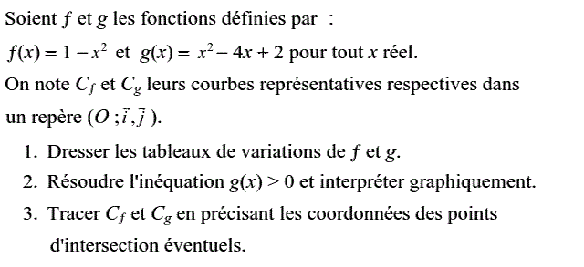 Notion de polynômes: Exercice 41