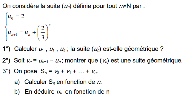 Suites: Exercice 64