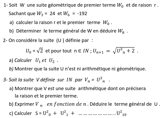 Suites: Exercice 62