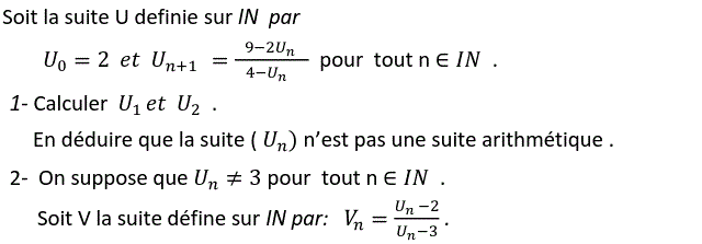 Suites: Exercice 63