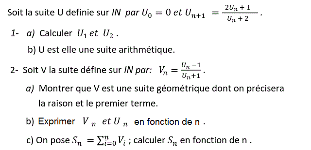 Suites: Exercice 58