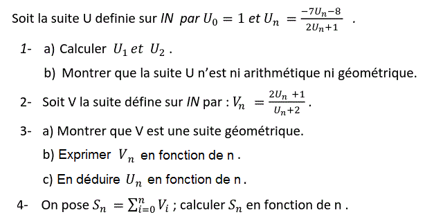 Suites: Exercice 57