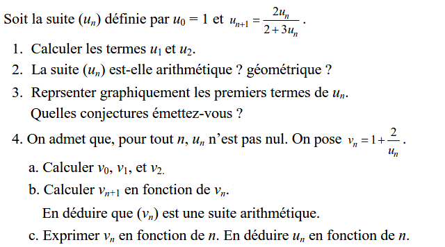 Suites: Exercice 69