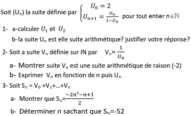 Suites: Exercice 79