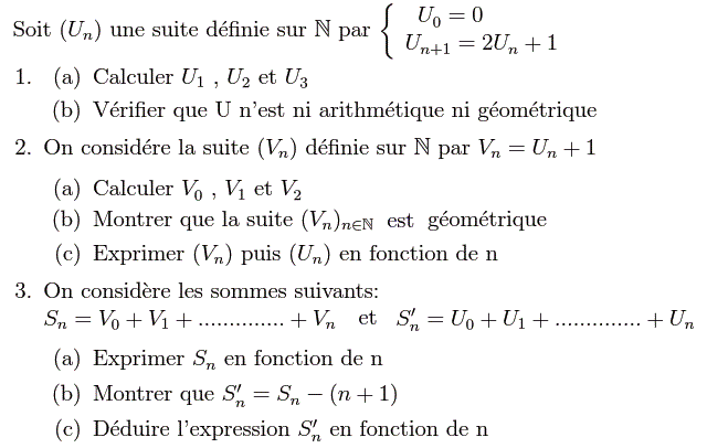 Suites: Exercice 75