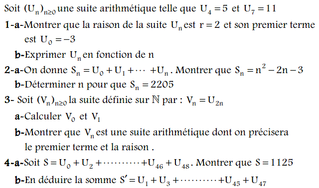 Suites: Exercice 74