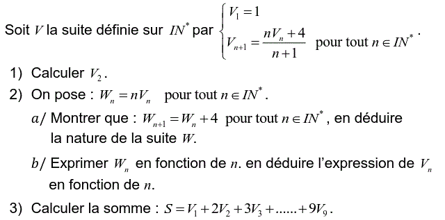 Suites: Exercice 72