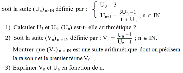 Suites: Exercice 45