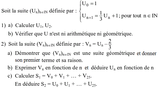 Suites: Exercice 39