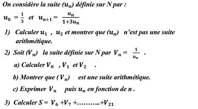 Suites: Exercice 52