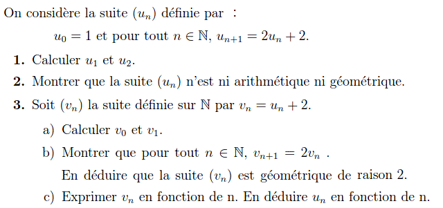 Suites: Exercice 42