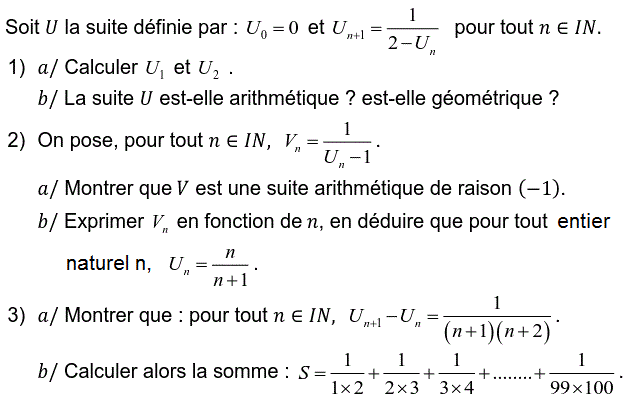 Suites: Exercice 38