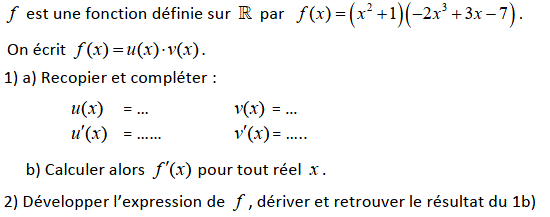 Dérivabilité: Exercice 30