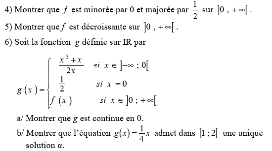 Limites et continuité: Exercice 65