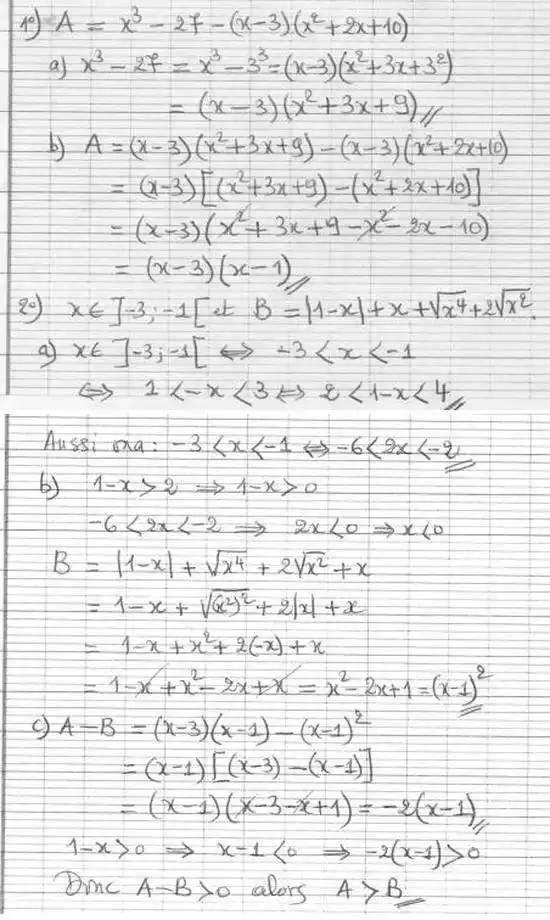 solution de l'exercice n°35