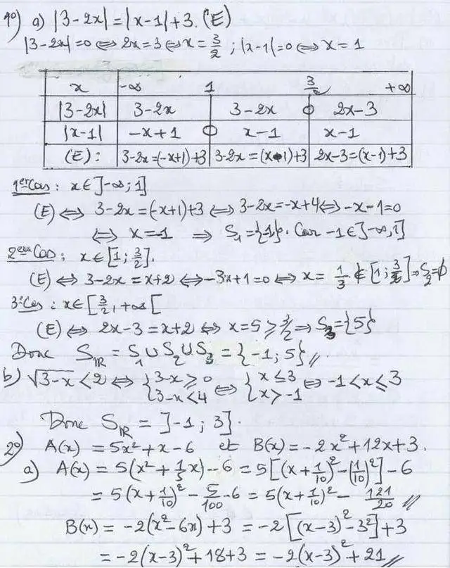 solution de l'exercice n°26