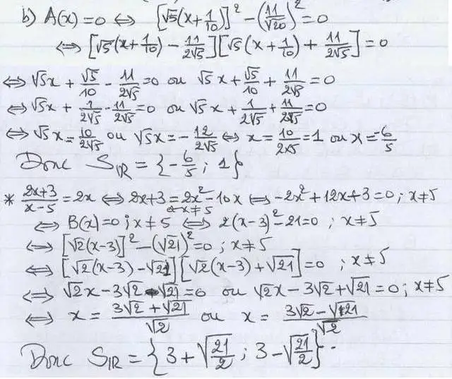 solution de l'exercice n°26