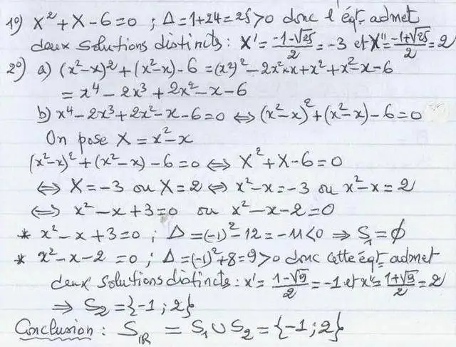 solution de l'exercice n°24