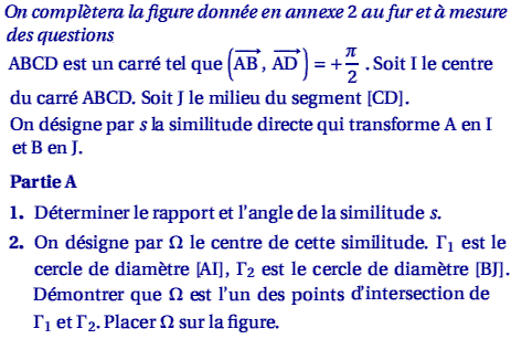 exercice similitude directe - La réunion Juin 2006 (image1)