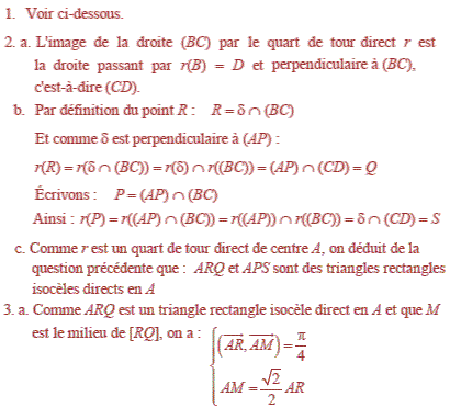 solution Antilles S Juin 2004 - Similitude directe (image1)